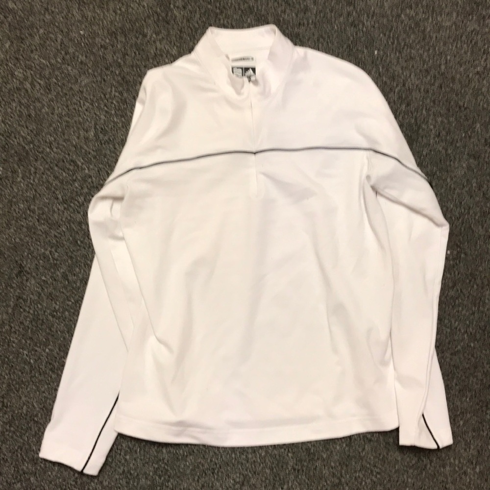 Athletic white running jacket